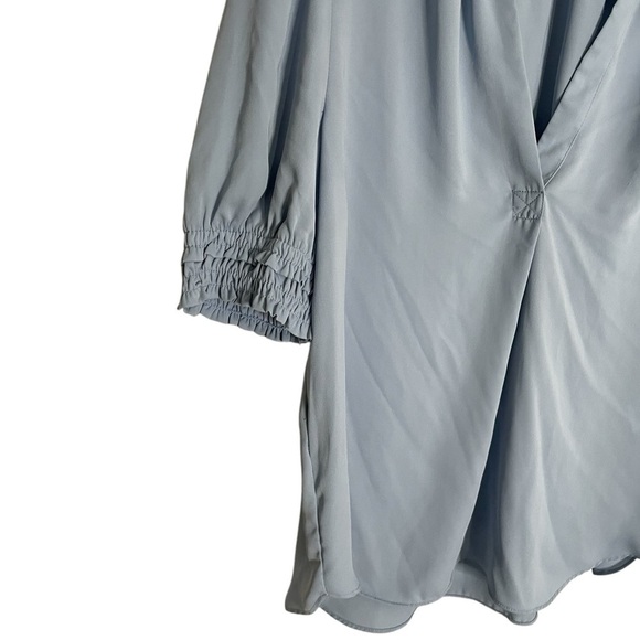 Anthropologie Current Air Light Blue Blouse XS - Picture 3 of 6
